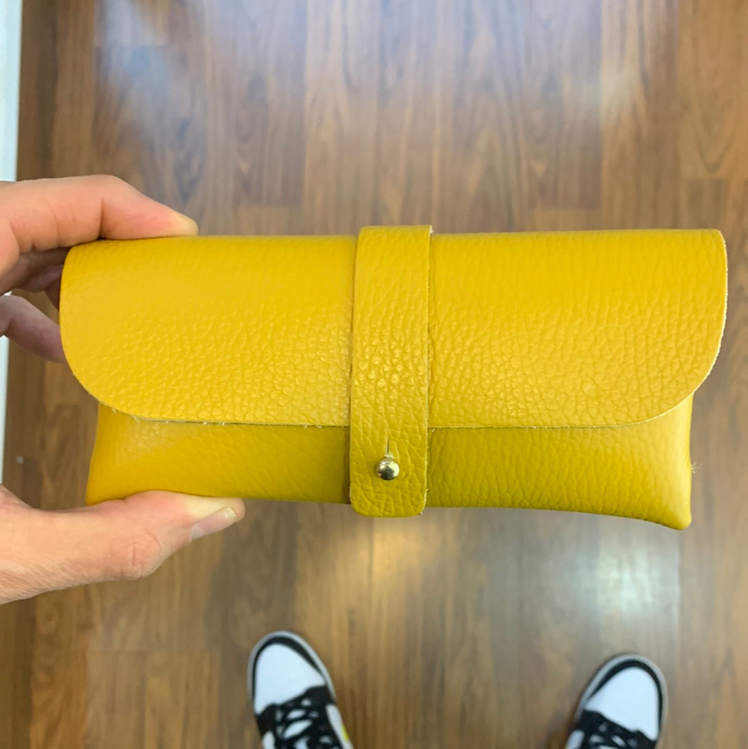 Fodero vera pelle custom Giallo