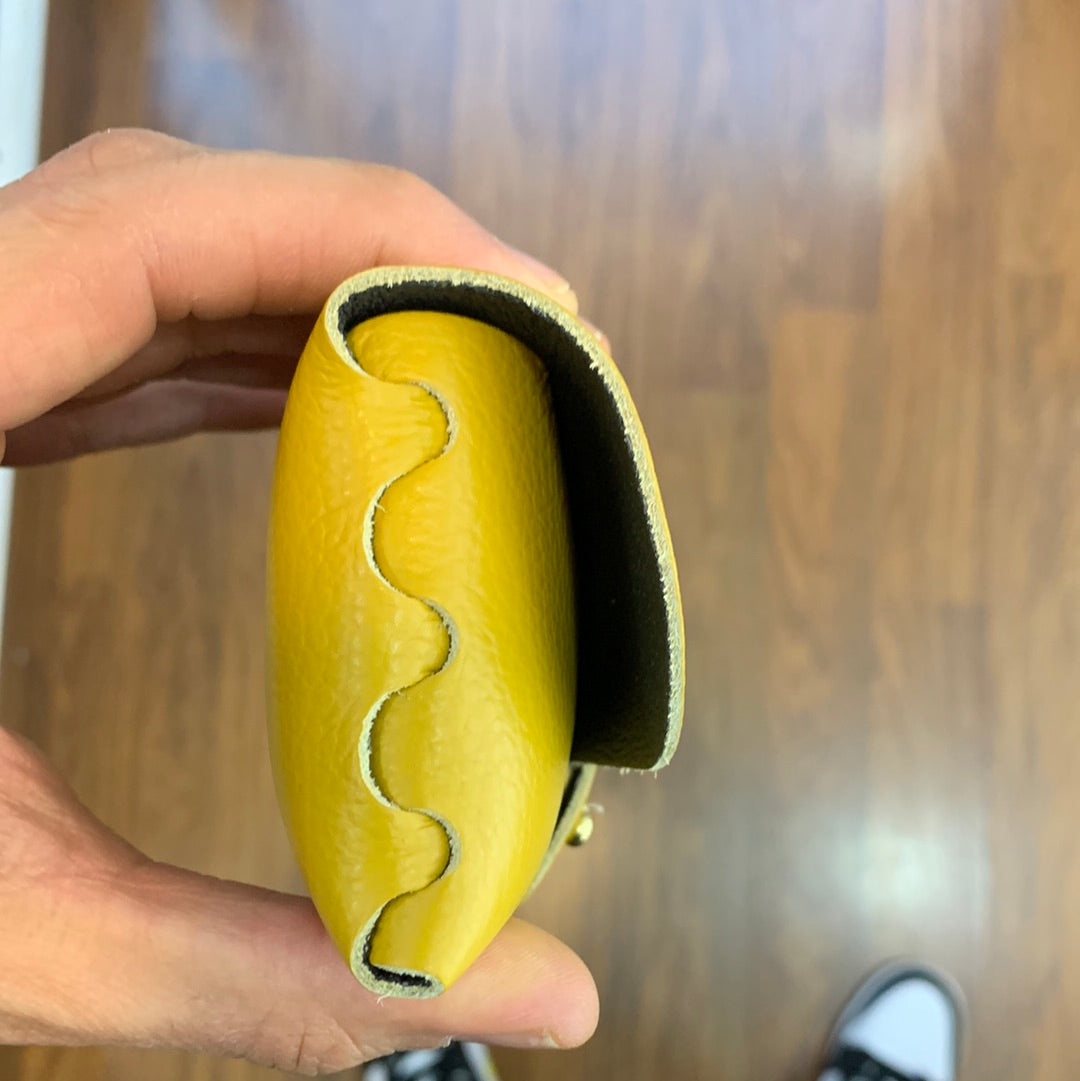 Fodero vera pelle custom Giallo