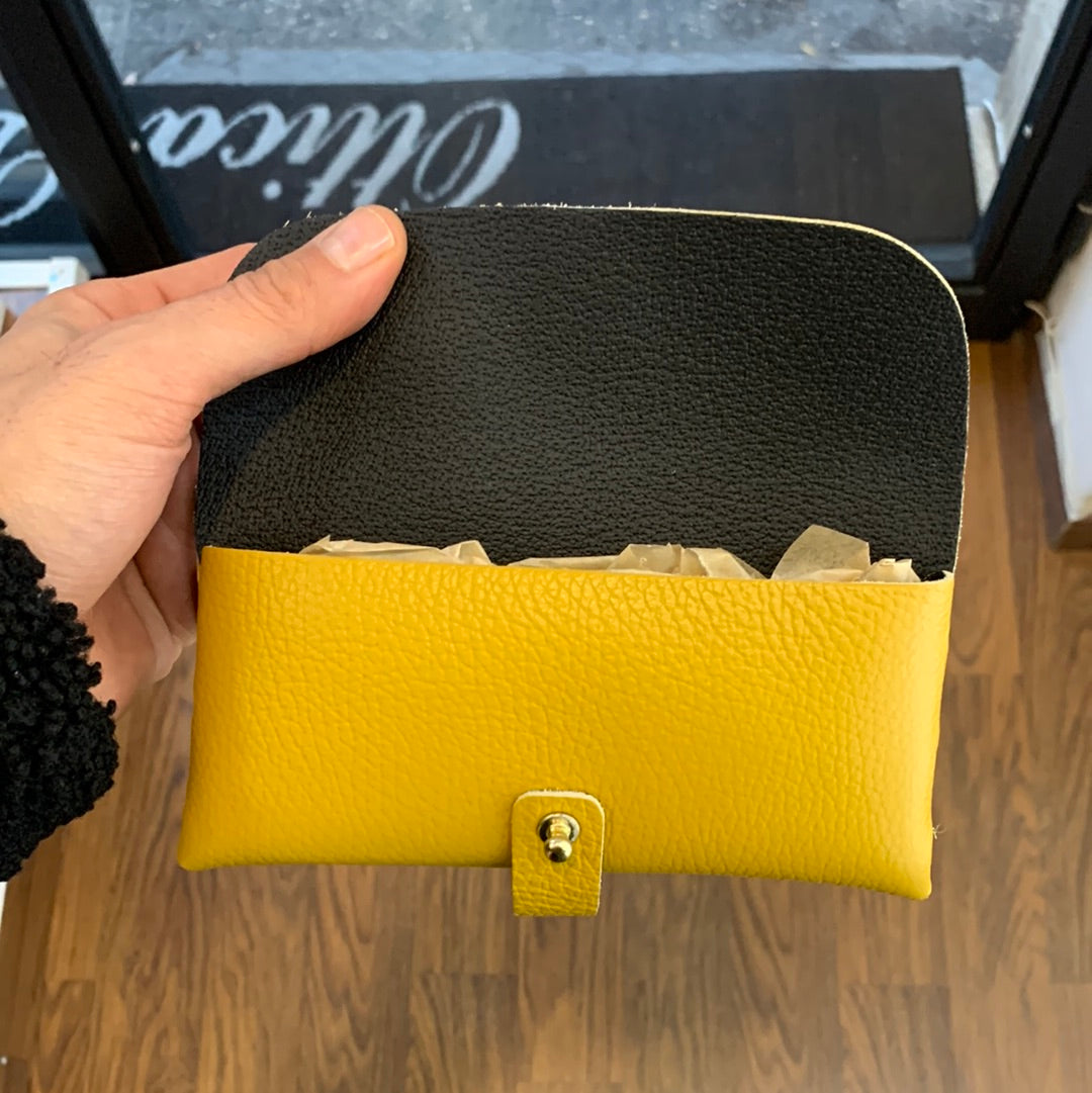 Fodero vera pelle custom Giallo