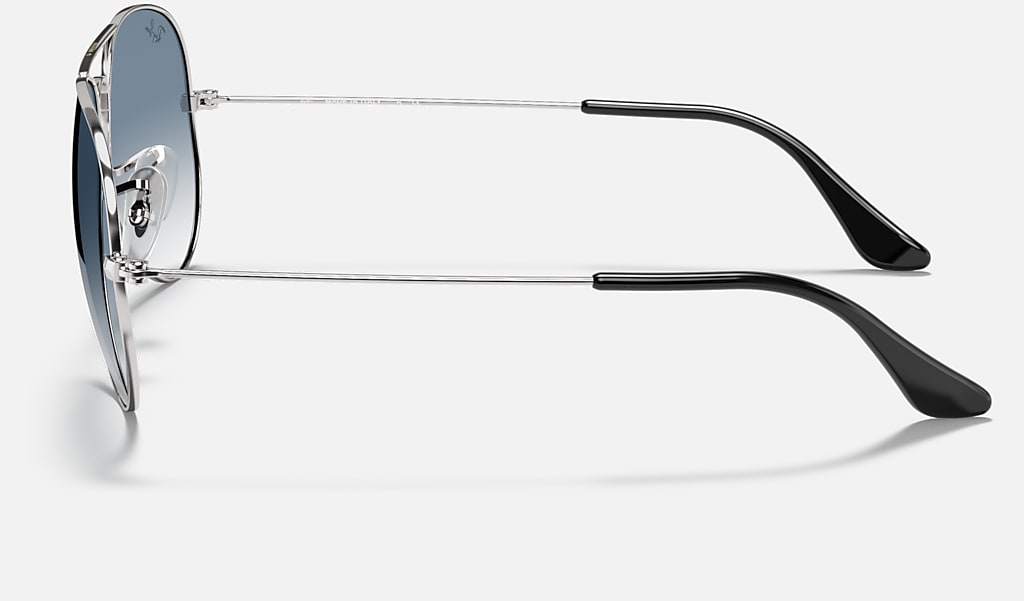 RB3025 Aviator Large Metal Silver