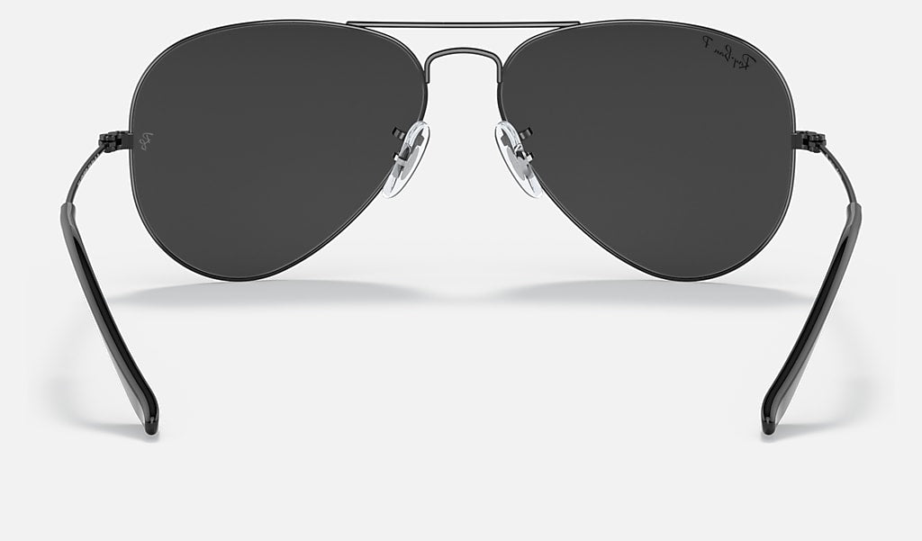 RB3025 Aviator Large Metal Black
