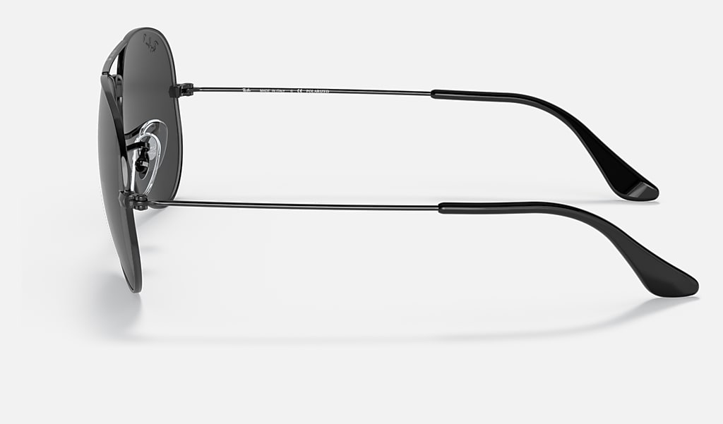 RB3025 Aviator Large Metal Black