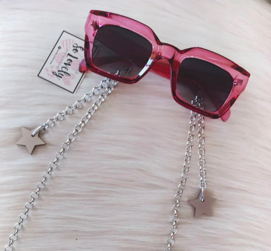 Catena stelle plexi argento