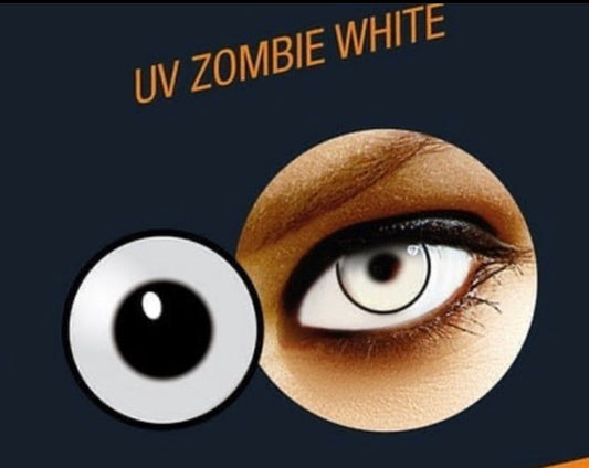 lente a contatto halloween Zombie White