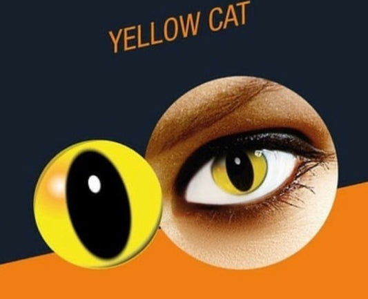 Lente a contatto Halloween Yellow Cat