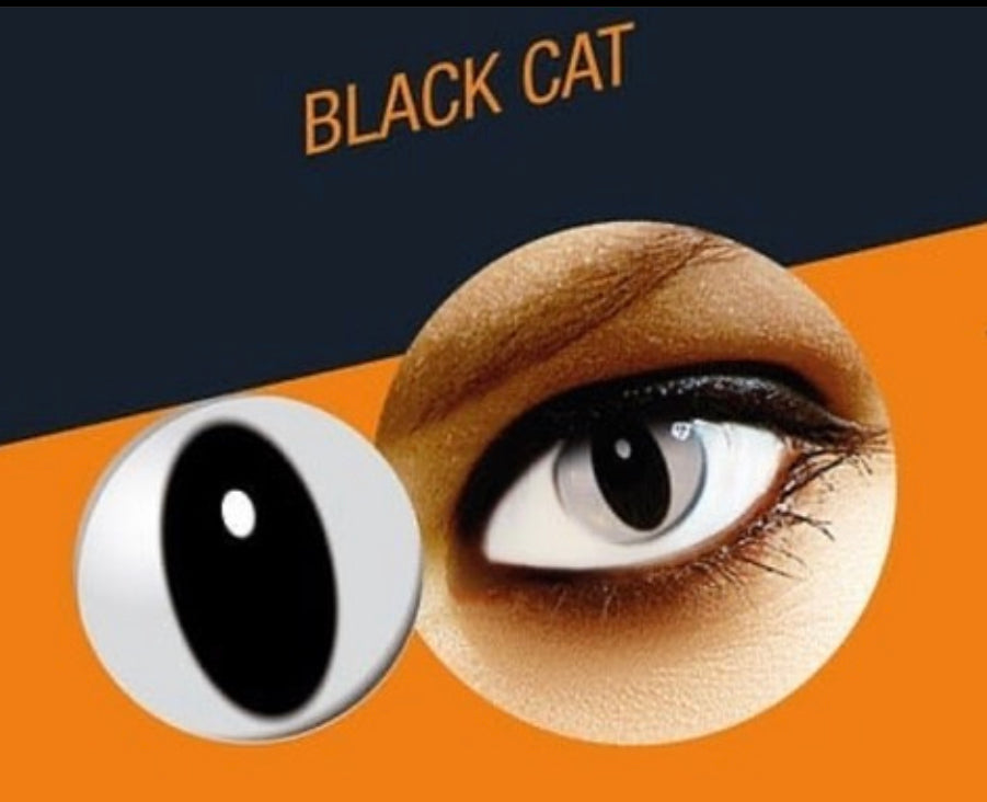 Lente a contatto Halloween Black Cat